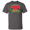 Ty Gibbs 2023 Interstate Batteries Charcoal 2-Spot T-Shirt Gray #54 NASCAR
