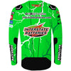 Ty Gibbs 2023 Long Sleeve Interstate Batteries Sublimated Uniform Pit Crew T-Shirt Green #54 NASCAR